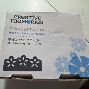 Creative Memories Poinsettia Edge BMC Border Maker Cartridge NIB